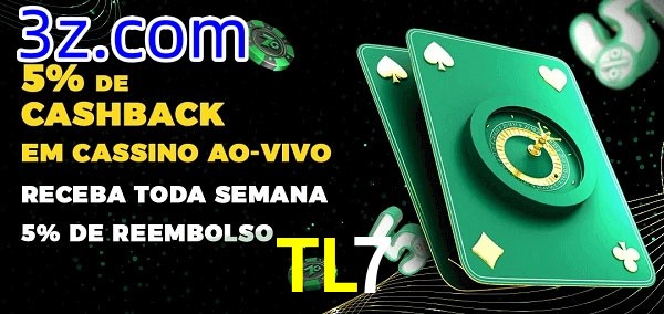 Promoções do cassino ao Vivo TL7